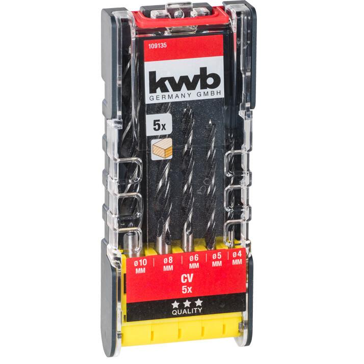 Набір свердел по дереву KWB 109135