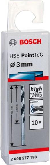 Свердло Bosch 10 HSS PointTeQ 3 мм, 10 шт (2608577198)