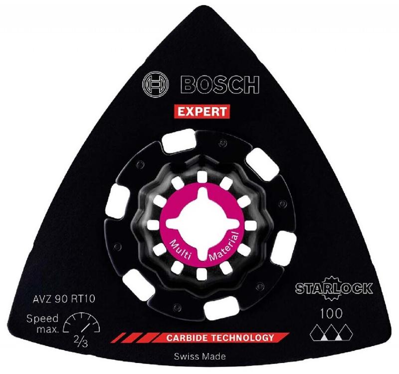 Шліфувальне полотно Bosch Expert Starlock Carbide Multimaterial AVZ90RT10, 90 мм (2608900043)