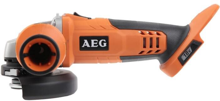 Акумуляторна кутова шліфувальна машина AEG BEWS18-125-0 (4935431998) (без акумулятора і ЗП)