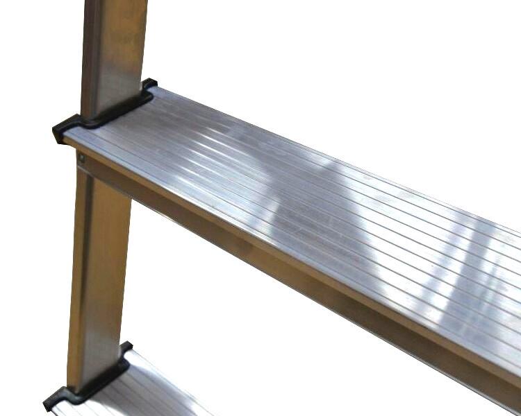 Двостороння алюмінієва драбина VIRASTAR Step Stool 2x5 ступенів