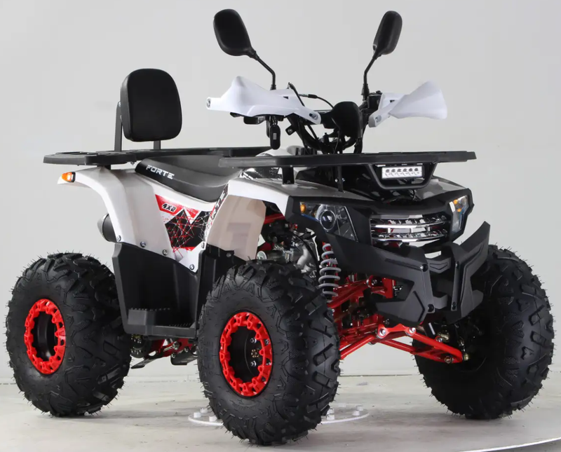 Квадроцикл Forte ATV125F (біло-червоний) (124596)