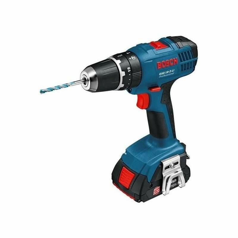 Акумуляторний кутовий дриль-шурупокрут Bosch GSB 18-2-LI Plus (06019E7120)