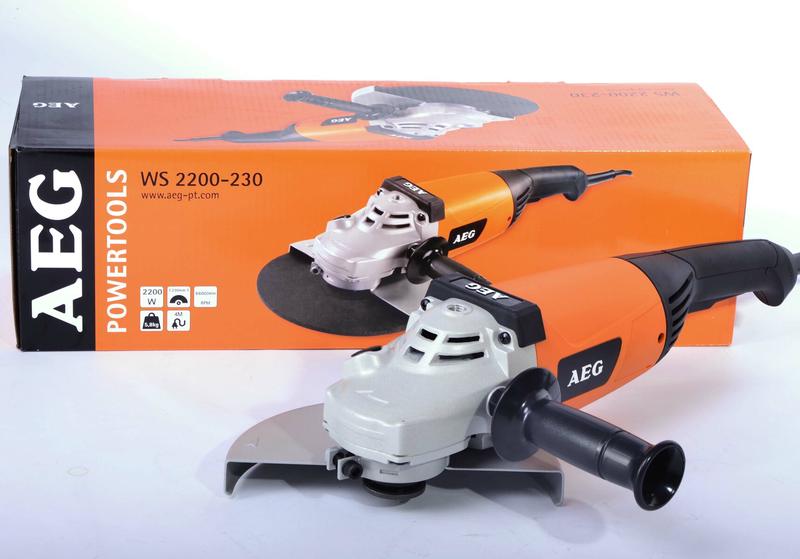Кутова шліфувальна машина AEG WS 2200-230 DMS
