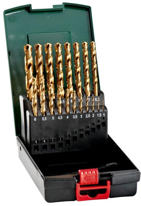 Набір свердел Metabo HSS-TiN SP 19 штук (627670000)