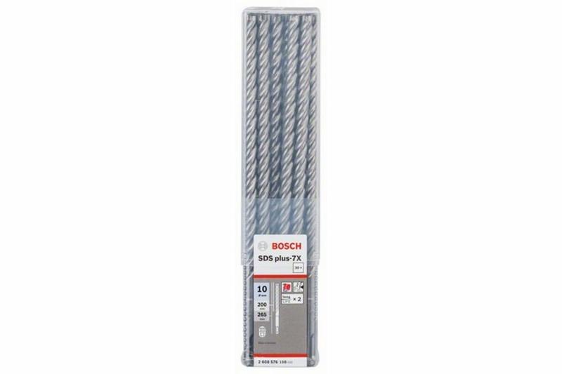 Бур Bosch SDS Plus-7X 10x200x265 мм, 30 шт. (2608576198)