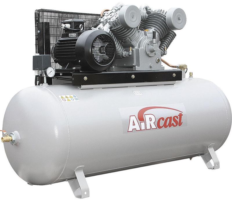 Компресор з ремінним приводом Aircast CБ4/Ф-500.LT100/16