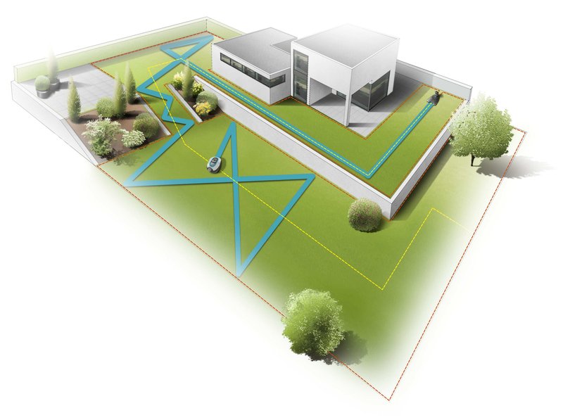 Робот газонокосарка Gardena Sileno+ (04054-60)