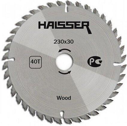 Диск пильний по дереву Haisser 230х30 40 зубців (16472)