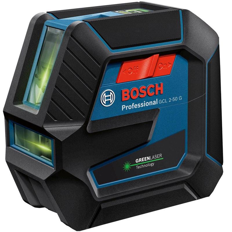 Лазерний нівелір Bosch GCL 2-50 G Professional з штативом BT 150, утримувачем RM 10, чохлом, мішенню (0601066M01)