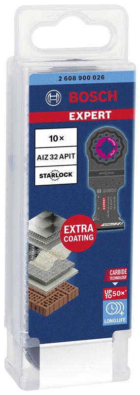 Пиляльне полотно Bosch Starlock MultiMaterial AIZ32APIT, 10 шт. (2608900026)