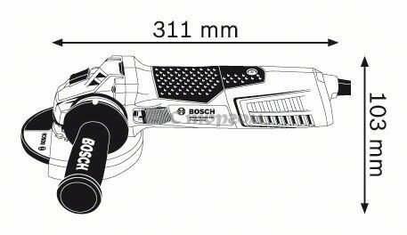 Кутова шліфмашина Bosch GWS 15-125 CIE (0601796002)