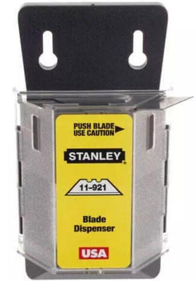 Леза запасні для оздоблювальних робіт, трапецієподібні 400 шт. Stanley (4-11-921)
