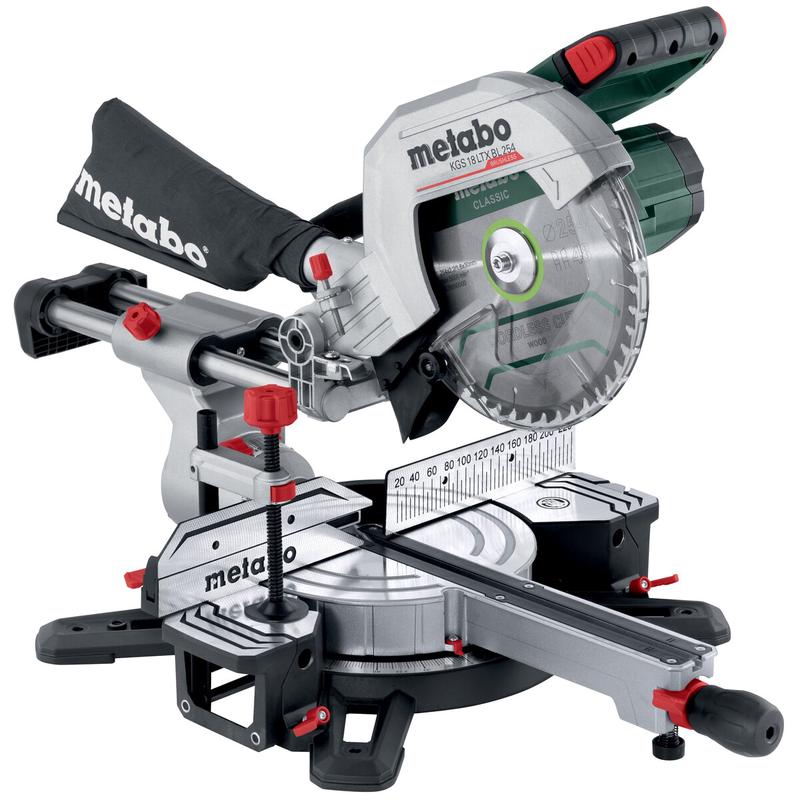 Акумуляторна торцювальна пила Metabo KGS 18 LTX BL 254 (614254810)