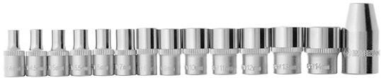 Набір інструментів Intertool STORM 1/2 "1/4" 110 од. Cr-V (ET-8110)