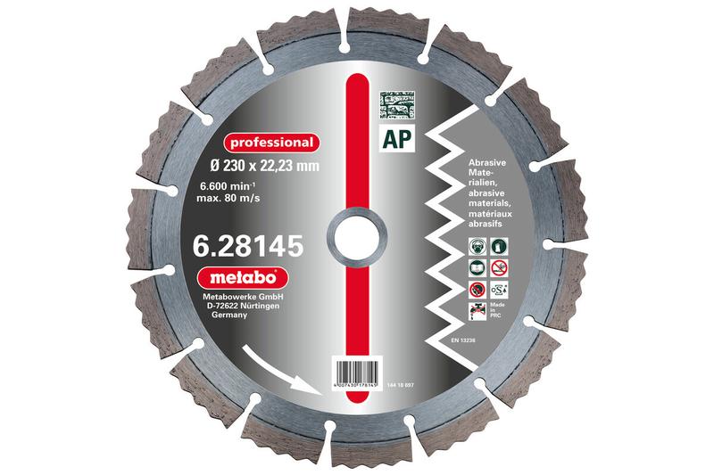 Алмазний диск Metabo professional AP 230x22,23 мм (628145000)
