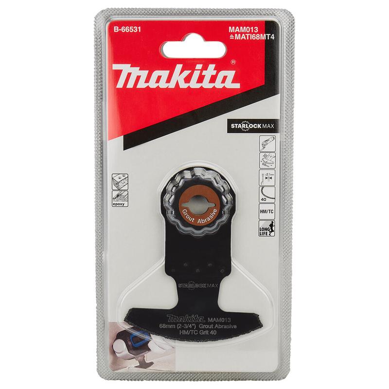 Пиляльне полотно Makita MAM013 68х30 мм K40 Starlock Max (B-66531)