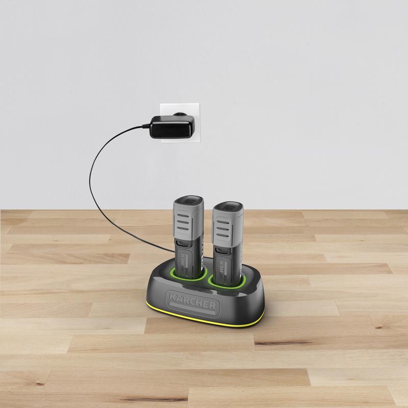 Швидкозарядний пристрій Karcher Battery Power Duo 4 В (2.443-060.0)