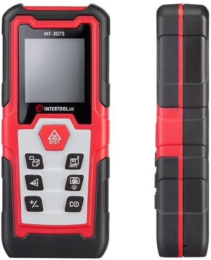 Далекомір лазерний Intertool 30 м відкидна ніжка (MT-3073)