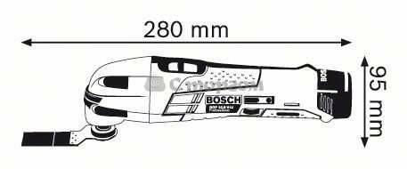 Акумуляторний універсальний різак Bosch GOP 10,8 V-LI (060185800J)