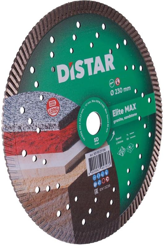 Алмазний диск Distar 1A1R Turbo 232x2,5x12x22,23 Elite Max (10115127018)