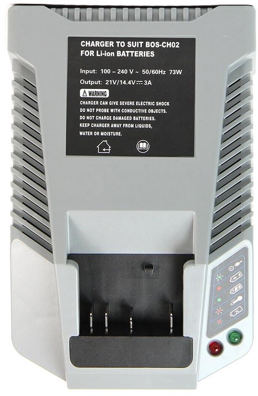 Зарядний пристрій PowerPlant для шурупокрутів та електроінструментів BOSCH GD-BOS-CH02 (TB920525)