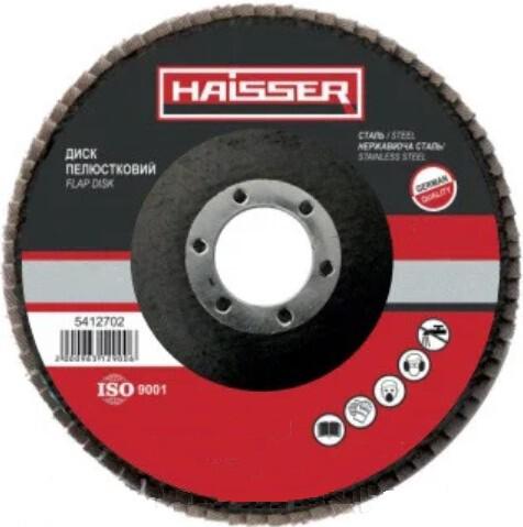 Диск пелюстковий плоский Haisser 125х22,2 P60. Т27