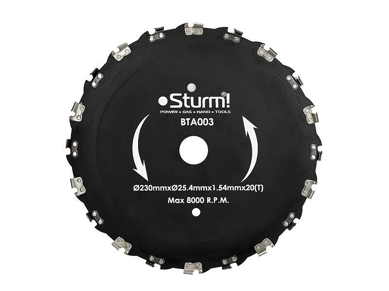 Диск ланцюговий Sturm для тримера в блістері (BTA003)