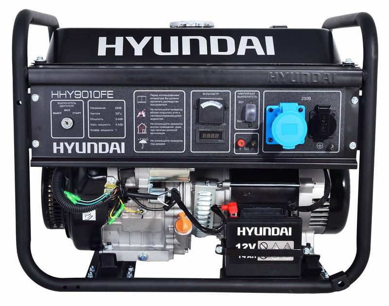 Бензиновий генератор Hyundai HHY 9010 FE