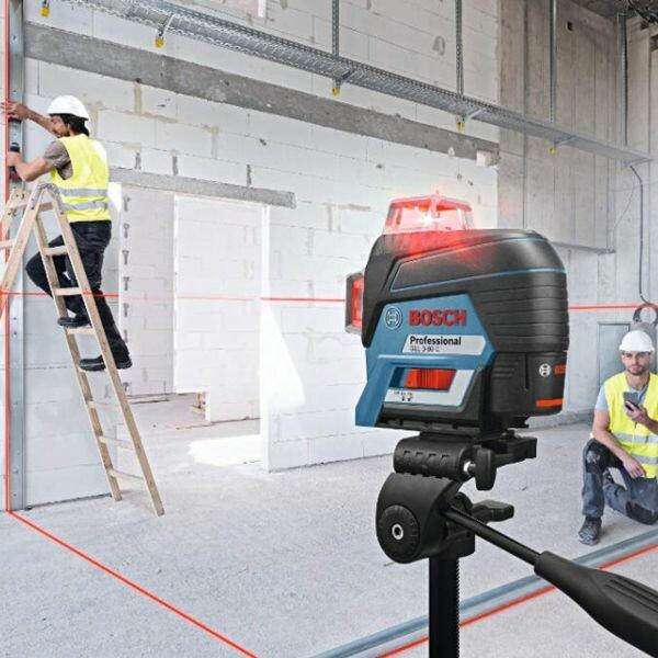 Лазерний нівелір Bosch GLL 3-80 C (AA) + BT 150 + вкладка для L-boxx (0601063R01)