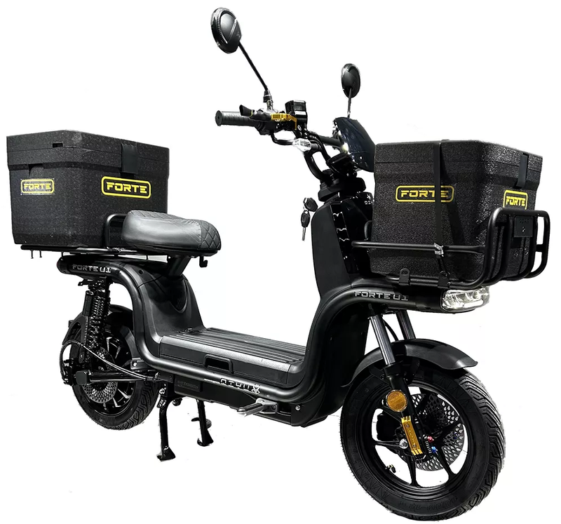 Електроскутер Forte U1, чорний (134126)