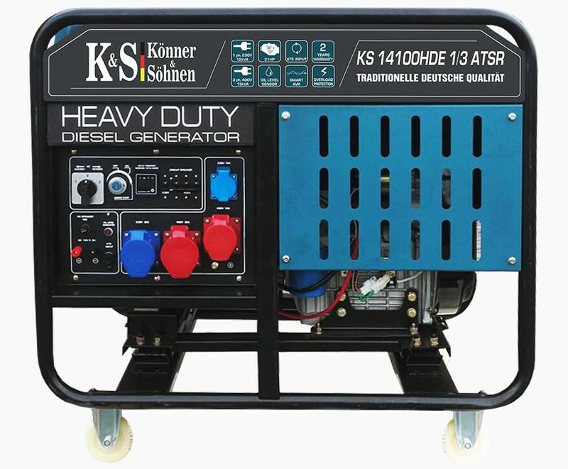 Дизельний генератор Konner Sohnen KS 14100HDE 1/3 ATSR