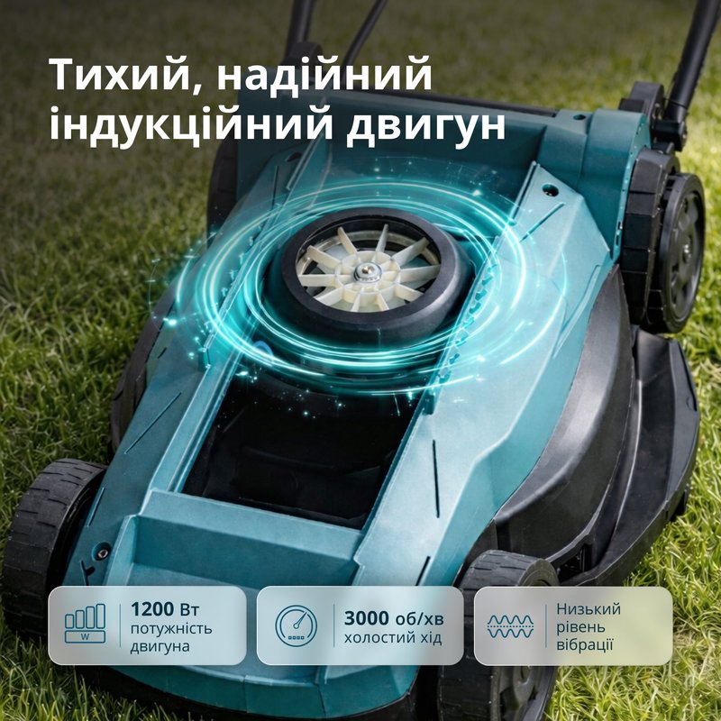 Електрична газонокосарка KS 32LM12-BL