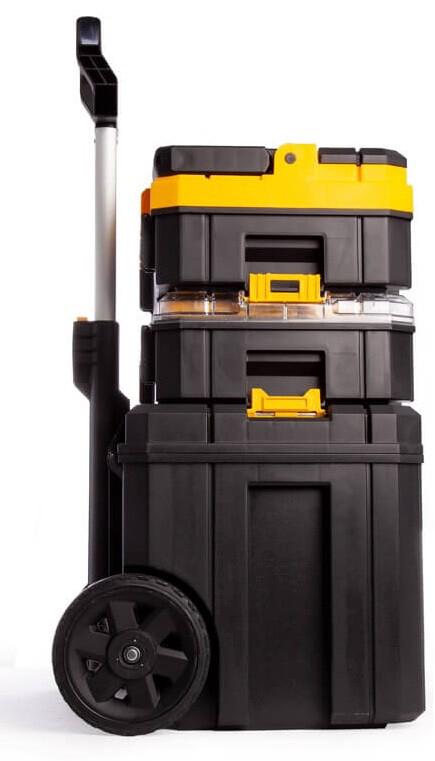 Комплект ящіків DeWALT 2 ящика + ящик-візок в системе TSTAK (DWST1-81049)