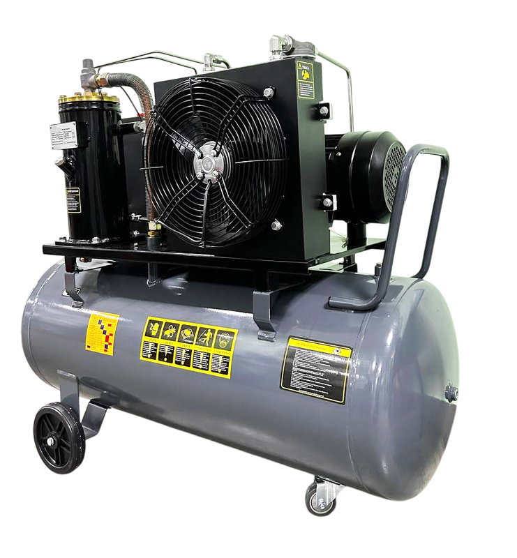 Гвинтовий повітряний компресор 200 л GTM DLG5.5V масляний (DLG5.5V) 27293