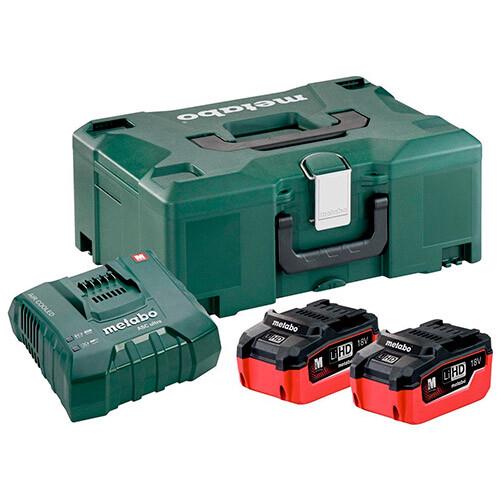 Базовий комплект Metabo Basic-Set 2x LiHD 6,2Ah + ML + 1x ASC Ultra (685105000)