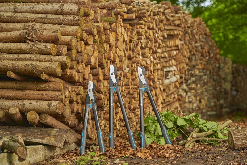 Сучкоріз для сухих гілок до 50 мм Gardena EnergyCut Pro L Anvil, 75 см (12052-20)