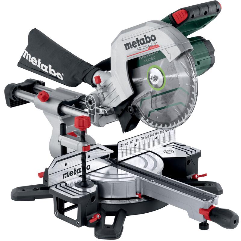 Акумуляторна торцювальна пила Metabo KGS 18 LTX BL 254 (614254920)