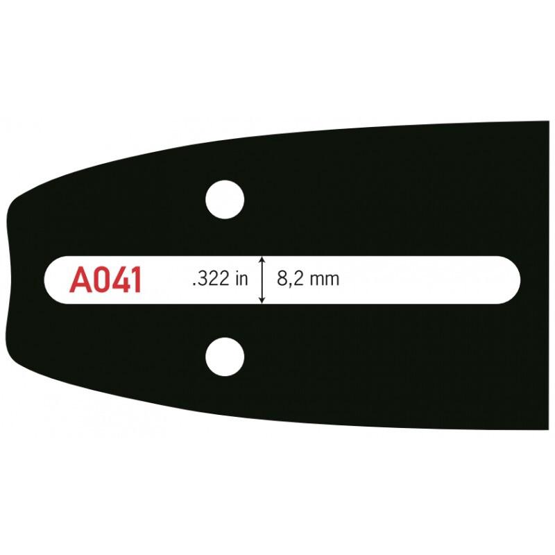 Шина Husqvarna Carving 25 см, 1/4", 1.3 мм, A041, HN, 60DL (5058915-60)