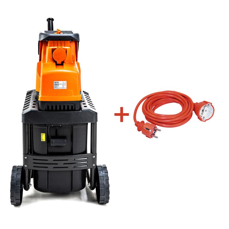 Садовий подрібнювач GTM DS2800/45 KIT + подовжувач 10м (DS2800/45_KIT+ext.cord) 83871
