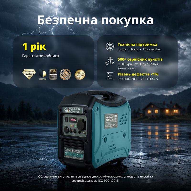 Інверторний генератор KS 2000i S
