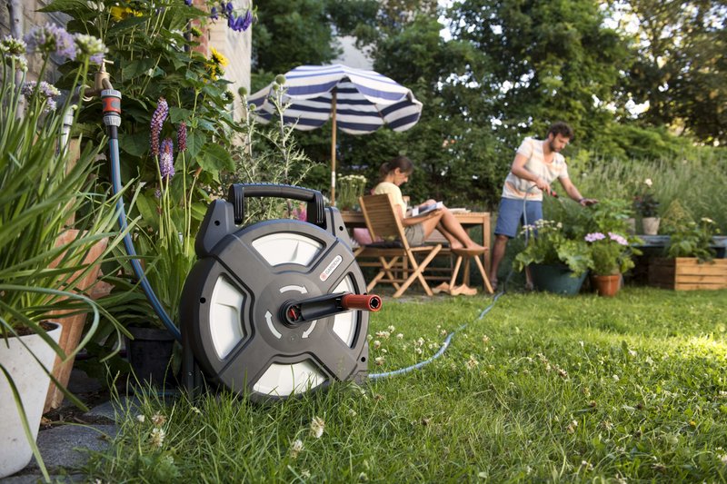 Котушка Gardena City Gardening 10 м для терас з комплектом для поливу (18400-20)