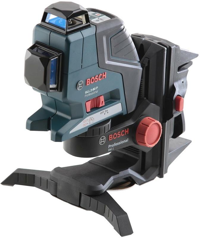 Лінійні лазери (будівник площин) Bosch GLL 2-80 P + BM1 в L-Boxx (0601063208)