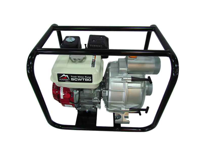Мотопомпа бензинова Vulkan SCWT80H для брудної води з двигуном Honda GX 200 81696