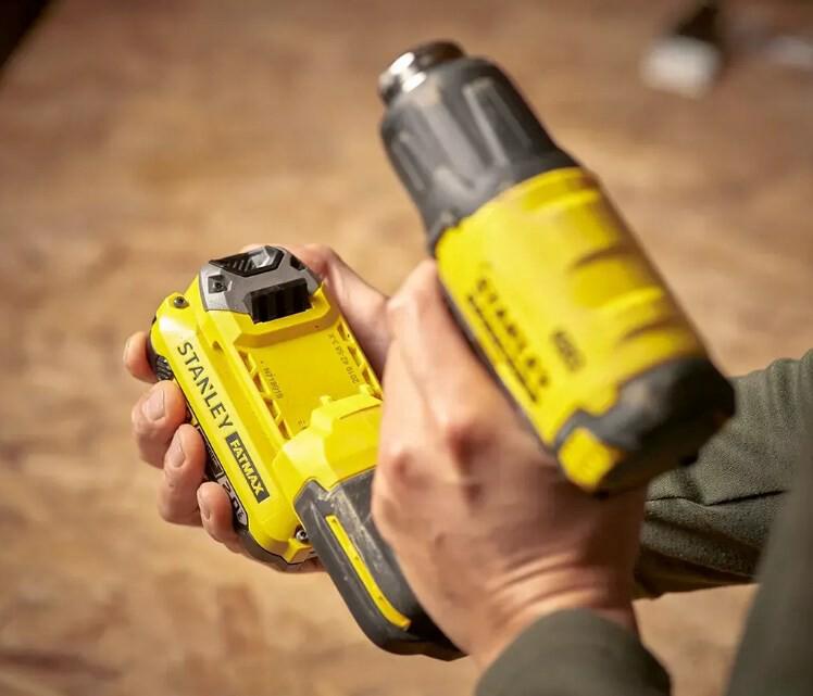 Акумуляторний пістолет гарячого повітря Stanley FatMax (SFMCE530B) (без АКБ та ЗП)