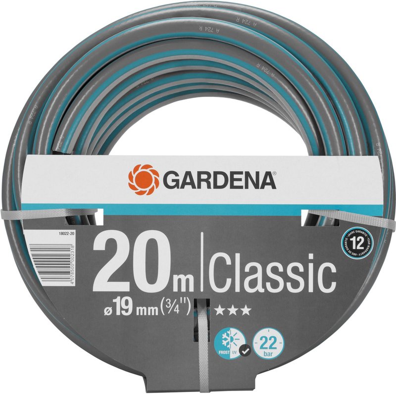 Шланг Gardena Classic 19 мм (3/4"), 20 м (18022-20)