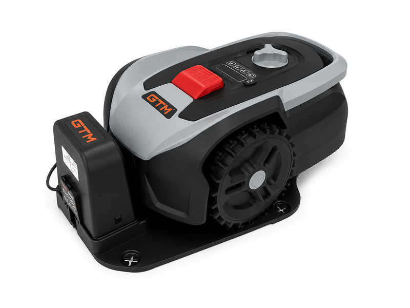 Газонокосарка-робот GTM RLM500/16W 500 кв.м із зарядною станцією та комплектом для встановлення (RLM500/16W) 84172