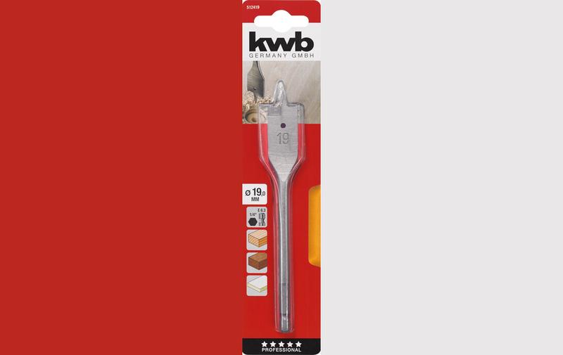 Свердло перове KWB 19мм (512419)