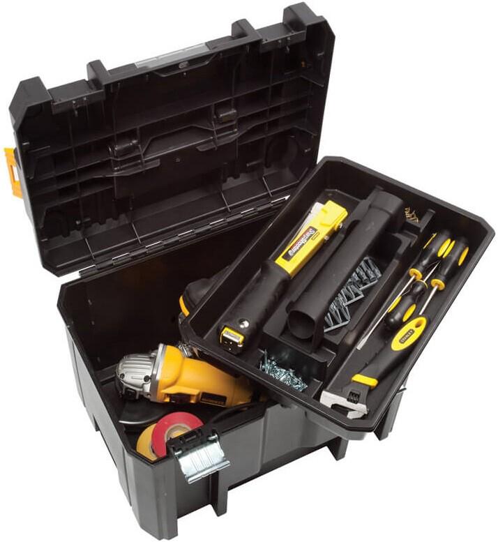 Комплект ящиків DeWALT 4 ящики + колісна основа в системі TSTAK (DWST1-81048)