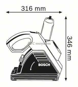 Борозник Bosch GNF 35 CA (0601621708)